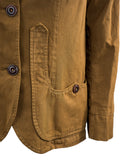 Iconic woman jacket cotton linen- Green