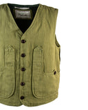 ICONIC VEST IN CANVAS COTTON