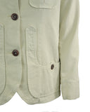 Iconic woman jacket cotton linen- Green