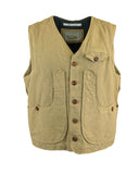 ICONIC VEST IN COTTON LINEN