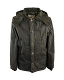 Blouson in cotone waxed