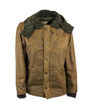 Blouson in cotone waxed