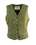 ICONIC WOMAN VEST IN COTTON LINEN