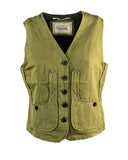 ICONIC WOMAN VEST IN COTTON LINEN