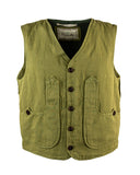 ICONIC VEST IN CANVAS COTTON