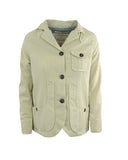 Iconic woman jacket cotton linen- Green
