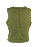 ICONIC WOMAN VEST IN COTTON LINEN
