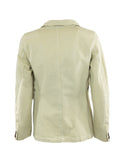 Iconic woman jacket cotton linen- Green