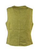 ICONIC WOMAN VEST IN COTTON LINEN