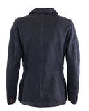 Iconic woman jacket cotton linen- Green