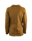 Iconic woman jacket cotton linen- Green